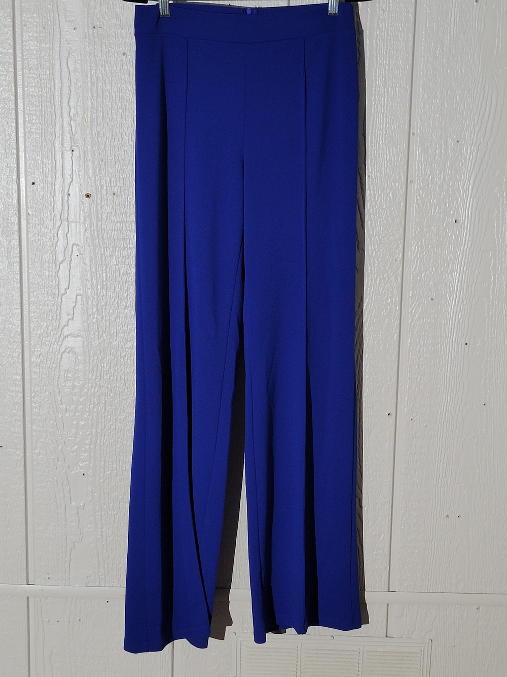 Fashion Nova High-Waist Wide Leg Pants in Cobalt Blue